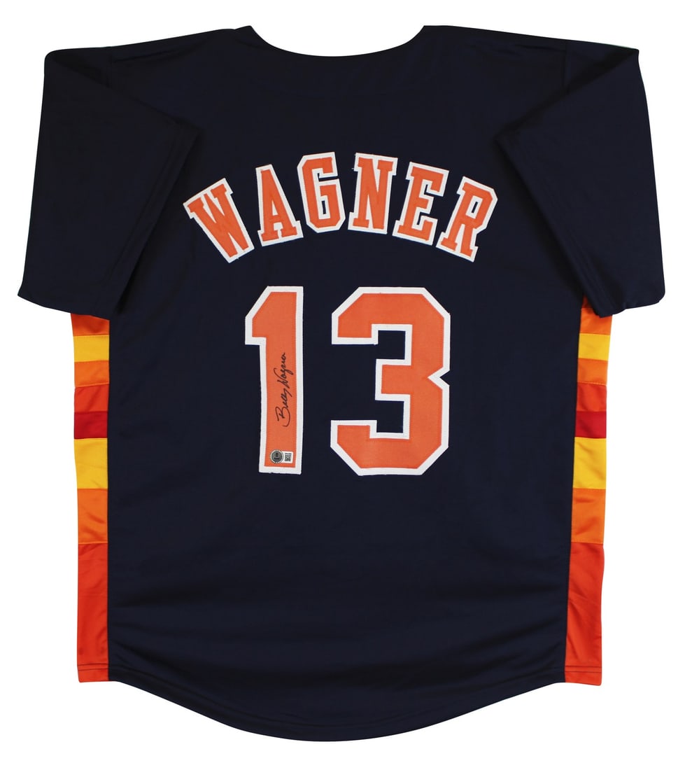 Billy Wagner Signed Houston Astros Navy Blue Jersey BAS Authenticated (1 of 3)