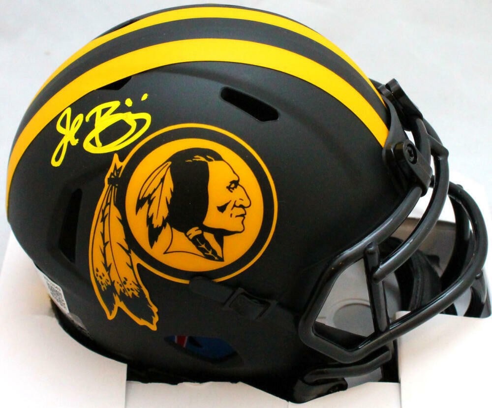 John Riggins Autographed Washington Eclipse Mini Helmet Beckett Authenticated Yellow: John Riggins Autographed Washington Eclipse Mini Helmet Beckett Authenticated Yellow This original Washington Eclipse Speed mini helmet is signed by NFL legend John Riggins, a standout player known fo