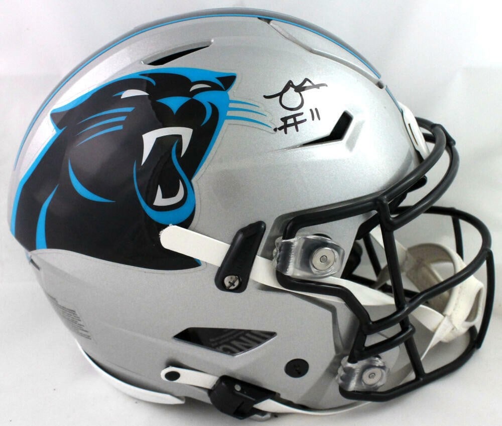 Robby Anderson Signed Carolina Panthers SpeedFlex Helmet Beckett Authenticated (1 of 5)