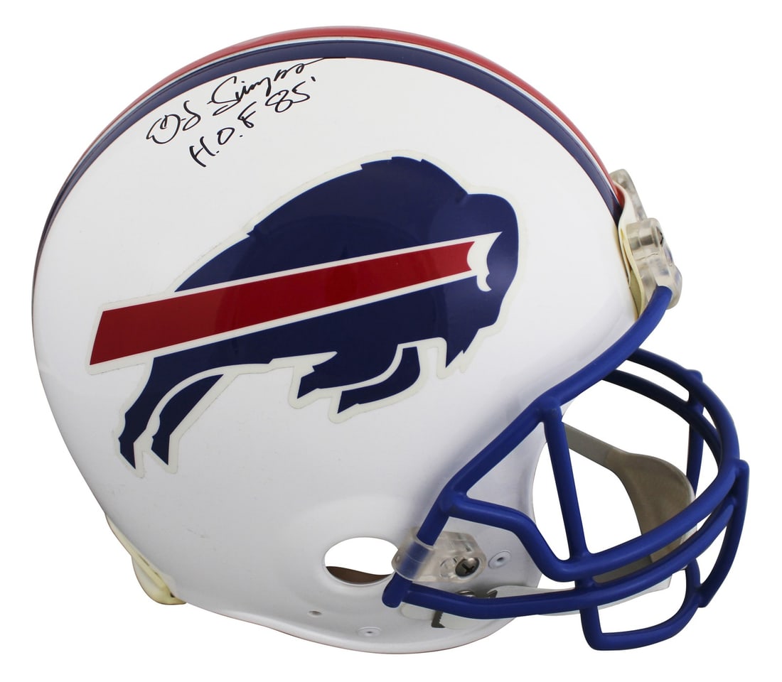 O.J. Simpson Autographed Buffalo Bills Proline Helmet With HOF 85 Inscription Beckett (1 of 3)