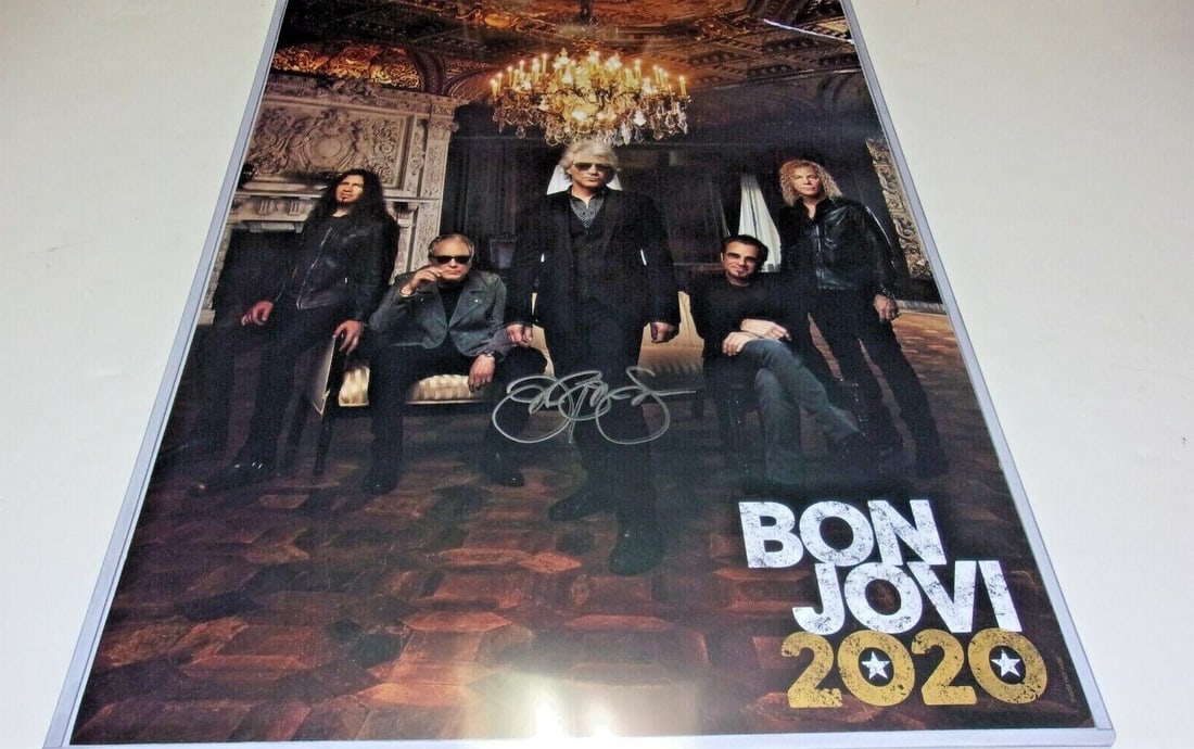 Jon Bon Jovi Limited Edition Signed Poster with COA (1 of 1)