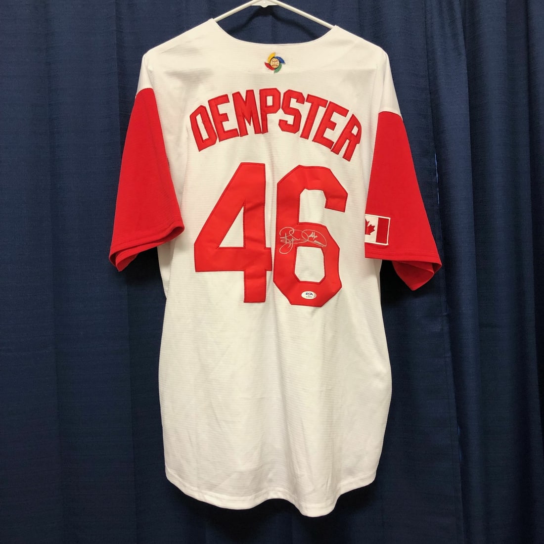 Ryan Dempster Signed Jersey PSA/DNA Team Canada WBC Autograph: Ryan Dempster Signed Jersey PSA/DNA Team Canada WBC Autograph This original stitched jersey features the autograph of Ryan Dempster, a notable player for the Chicago Cubs. Authenticated by PSA/DNA, yo