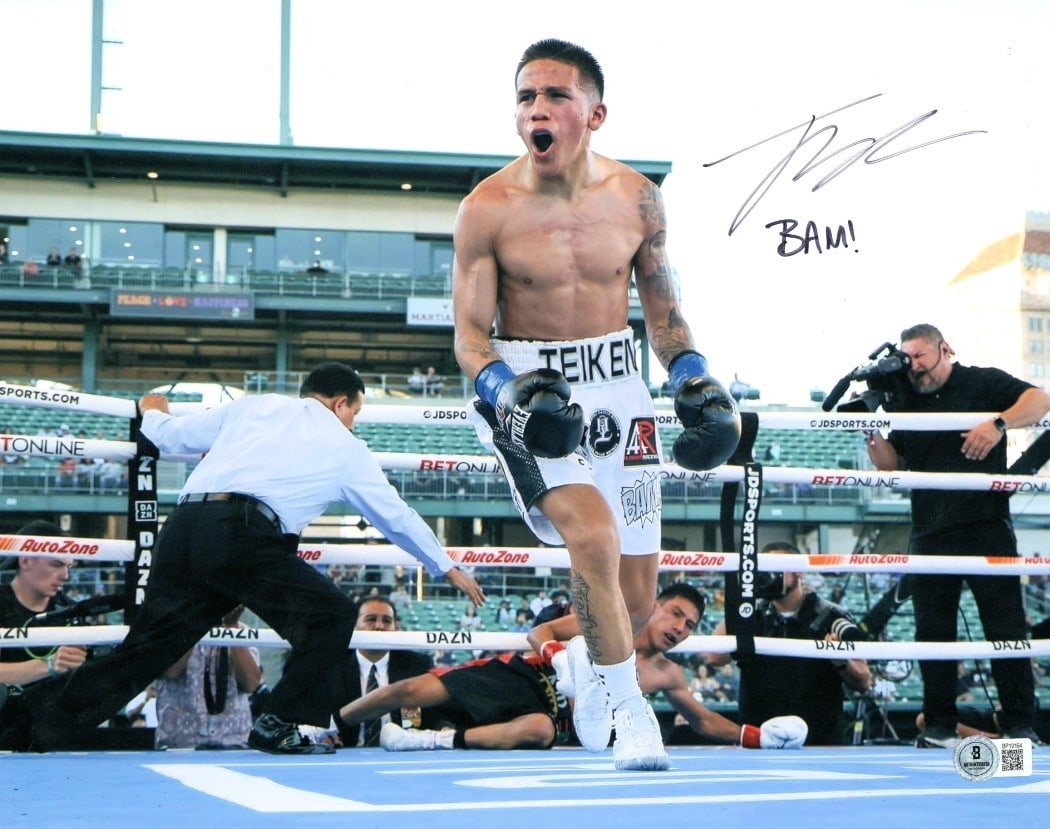 Jesse Rodriguez Autographed 11X14 Knock-Out Photo Beckett Authenticated (1 of 2)