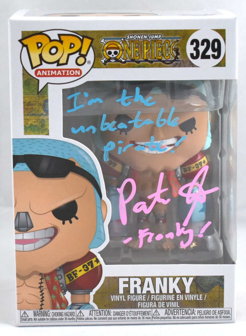 Patrick Seitz Signed Funko POP One Piece Franky #329 JSA Authenticated (1 of 3)