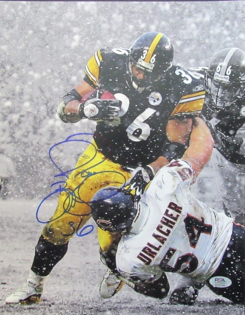 Autographed 11x14 Photograph Jerome Bettis Hall of Fame Pittsburgh PSA DNA Authenticated (1 of 3)