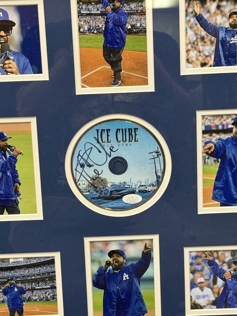 Ice Cube Autographed Man Down CD Custom Framed JSA Authenticated - 2
