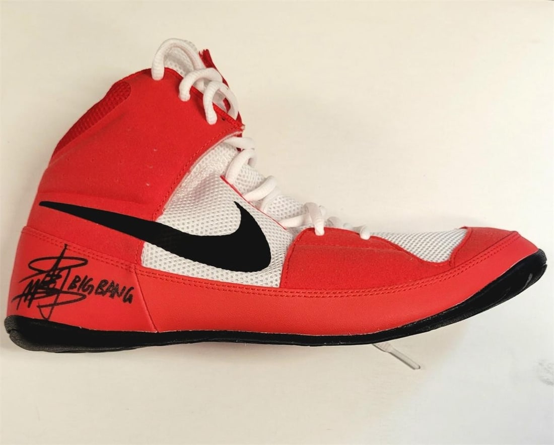 Junto Nakatani Signed Nike Boxing Shoe Autographed Beckett BAS: Junto Nakatani Signed Nike Boxing Shoe Autographed Beckett BAS This is a pre-owned Nike boxing shoe signed by professional boxer Junto Nakatani. The autograph has been authenticated by Beckett Authent