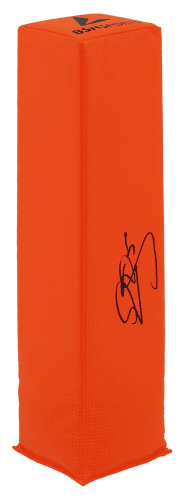 Donovan McNabb Signed BSN Orange Endzone Pylon with COA (1 of 1)