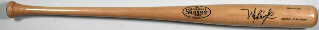 Autographed Louisville Slugger Pro Bat by Manny Ramirez Beckett Authenticated (1 of 2)