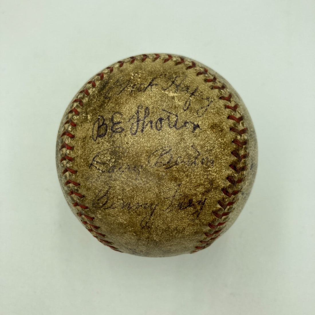 Chick Hafey 1934 Cincinnati Reds Team Signed Baseball PSA Authenticated (1 of 9)