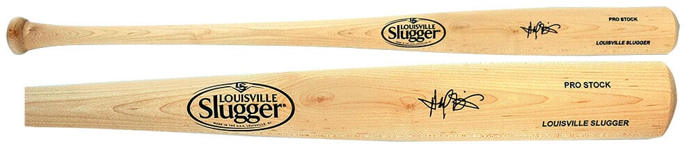 Harold Baines Signed Louisville Slugger Blonde Bat with COA (1 of 1)