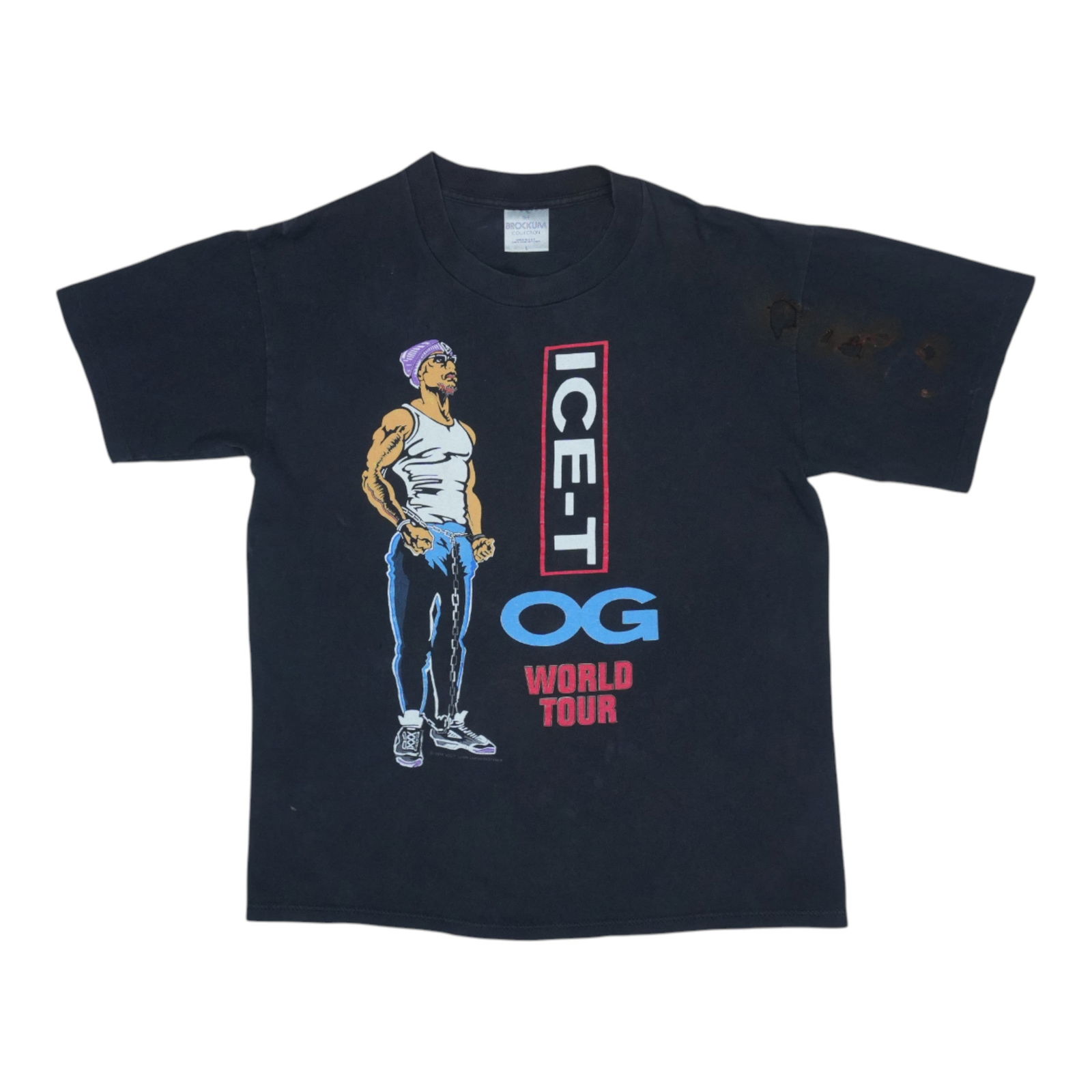 Vintage 1991 Body Count Ice-T Graphic Black Cotton Band Shirt: Vintage 1991 Body Count Ice-T Graphic Black Cotton Band Shirt This is an original vintage 1991 Body Count Ice-T 187 All Cops shirt featuring front and back graphics. The shirt is made from 100% cotton