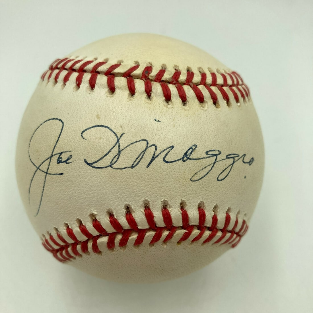 Joe DiMaggio Signed Official American League Baseball JSA Authenticated: Joe DiMaggio Signed Official American League Baseball JSA Authenticated This is an official American League baseball signed by the legendary Joe DiMaggio. The ball is authenticated by James Spence Aut