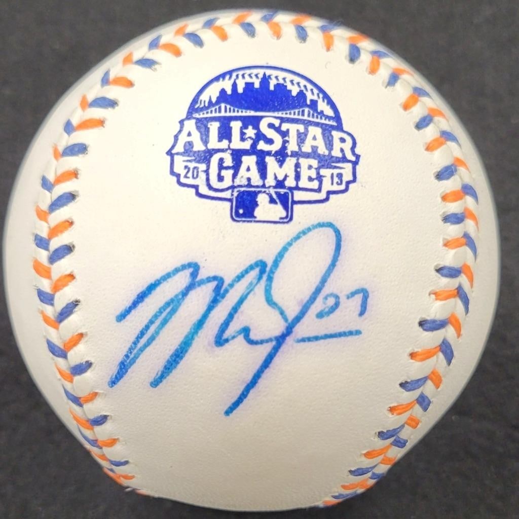 Mike Trout Autographed 2013 ASG Baseball Angels MLB Holo: Mike Trout Autographed 2013 ASG Baseball Angels MLB Holo This authentic baseball commemorates the 2013 MLB All-Star Game, featuring a signature from superstar Mike Trout of the Los Angeles Angels. The