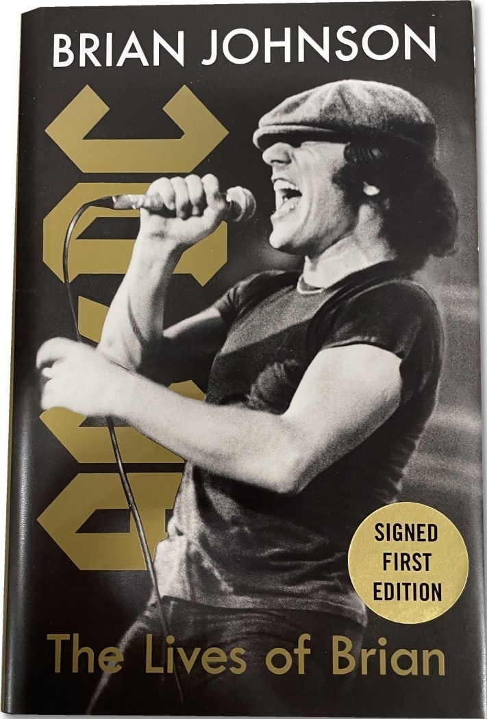 Brian Johnson Autographed Book The Lives of Brian Beckett Authenticated (1 of 4)