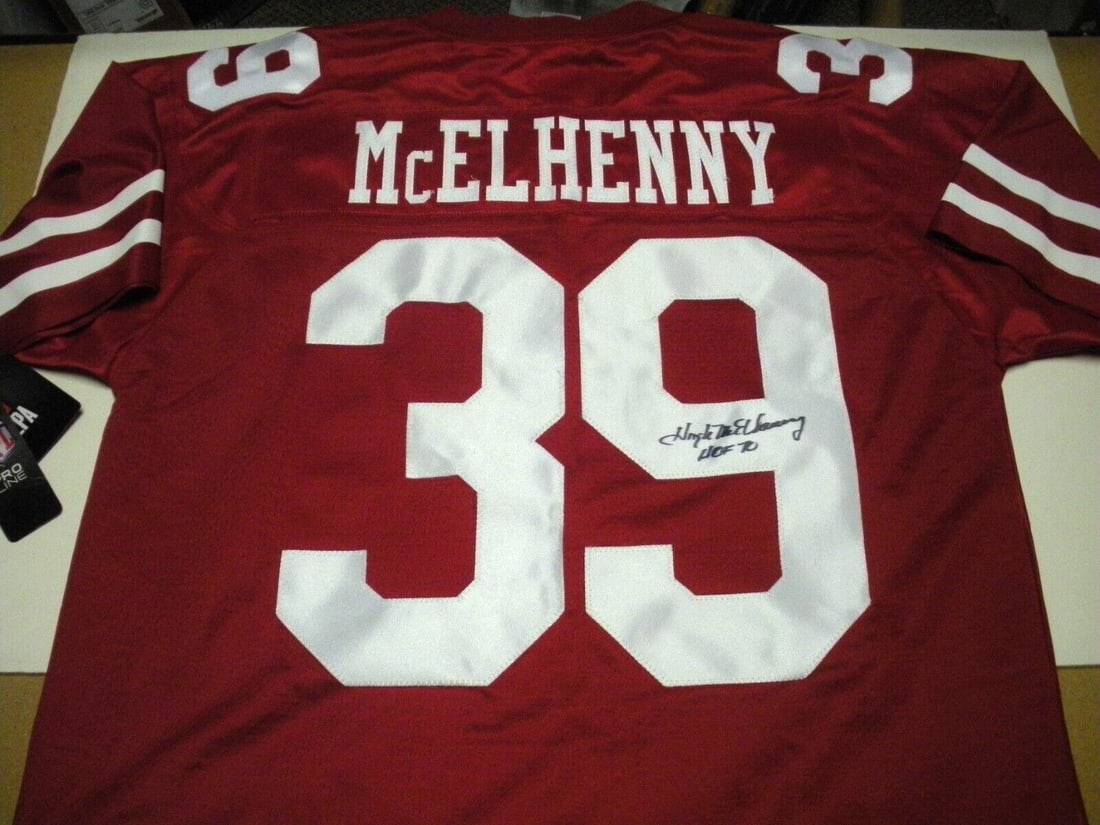 Hugh McElhenny Signed San Francisco 49ers Proline Jersey with COA (1 of 2)
