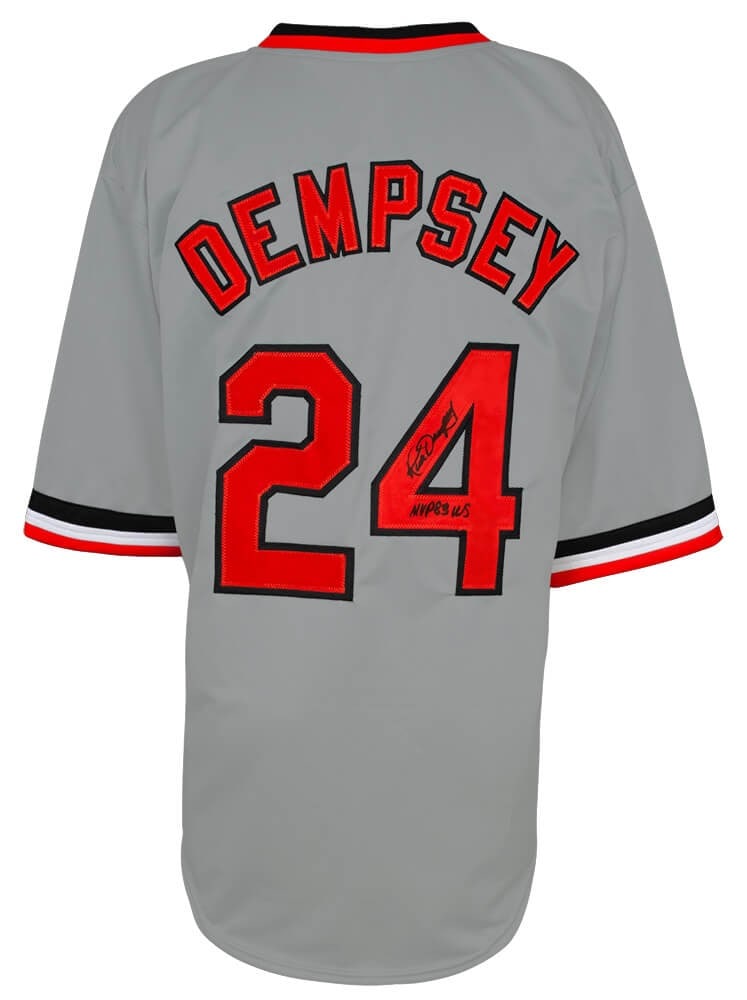 Rick Dempsey Signed Grey Custom Jersey MVP 83 WS COA (1 of 3)