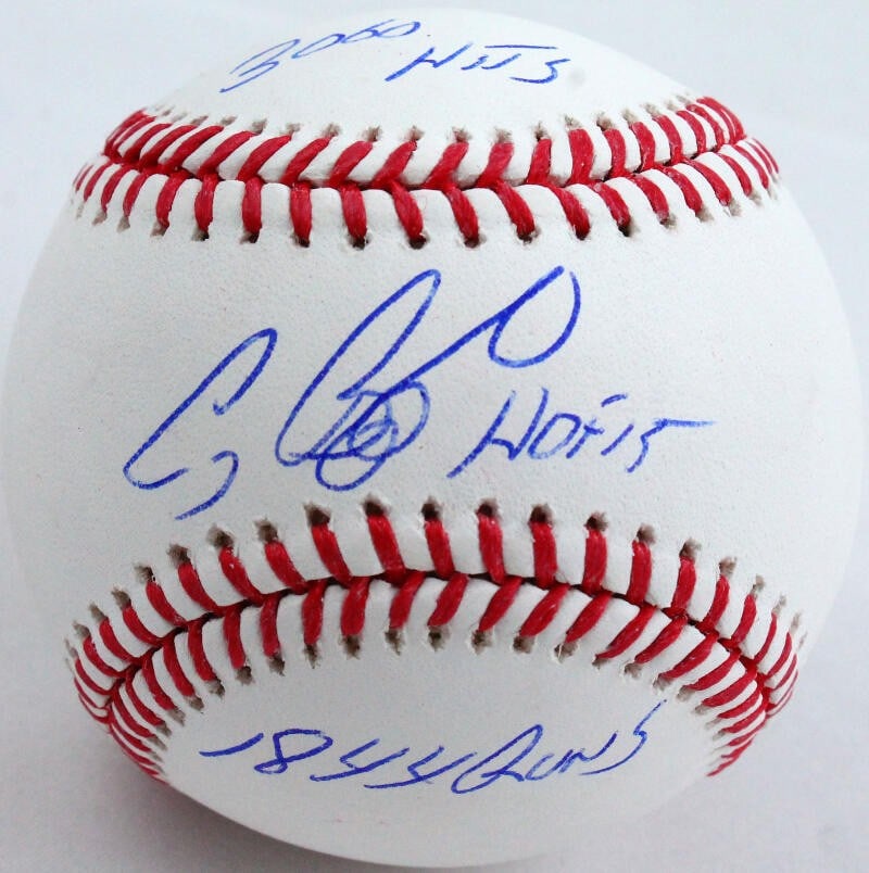 Craig Biggio Signed Rawlings OML Baseball with 3 Inscriptions TriStar Authenticated (1 of 5)