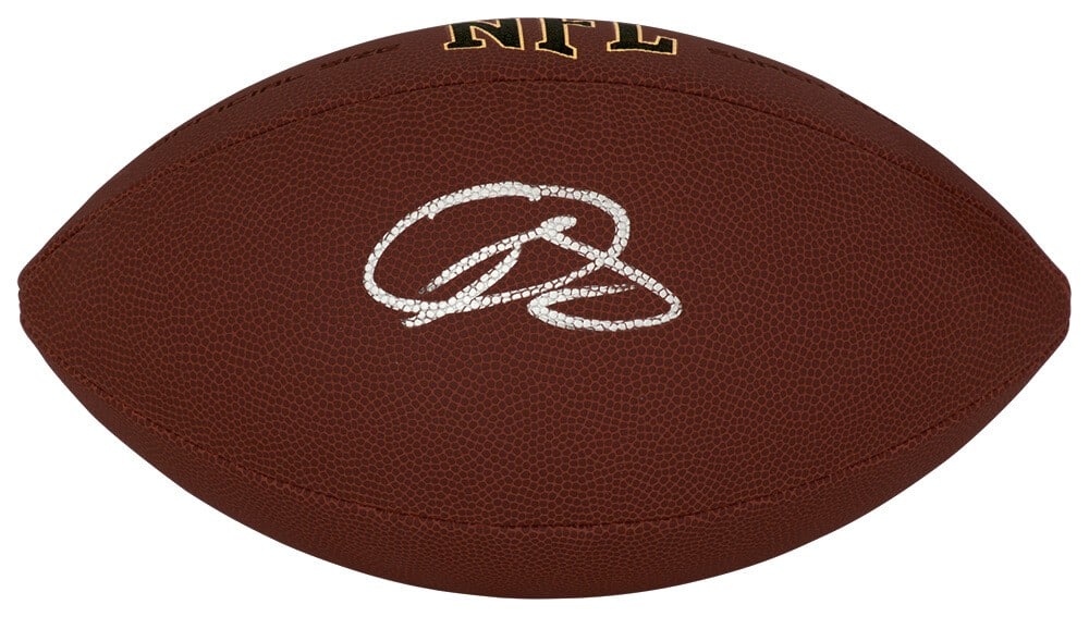 Wilson NFL Super Grip Football autographed by Odell Beckham Jr with COA: Wilson NFL Super Grip Football autographed by Odell Beckham Jr with COA This is a pre-owned Wilson Super Grip full size NFL football signed by Odell Beckham Jr of the New York Giants. The autograph ha