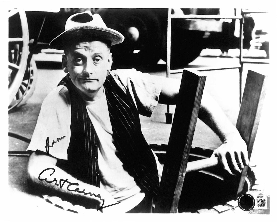 Art Carney Signed 8x10 Photo as Ed Norton BECKETT Authenticated (1 of 1)