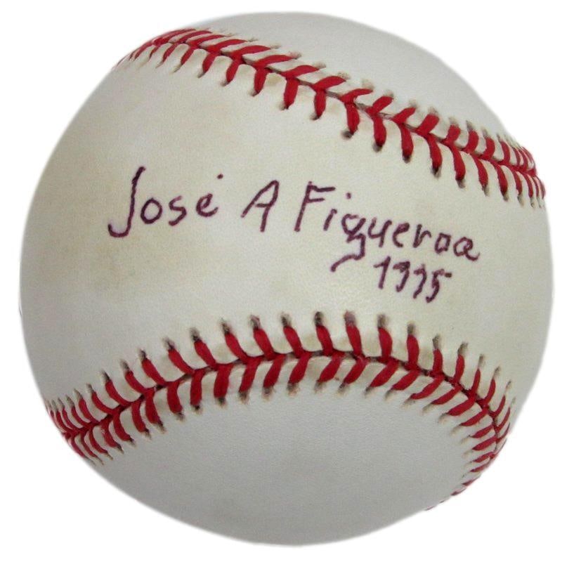Jose Tito Figueroa Signed ONL Baseball New York Cubans PSA/DNA Authentic: Jose Tito Figueroa Signed ONL Baseball New York Cubans PSA/DNA Authentic This is an authentic Jose "Tito" Figueroa signed Official National League (ONL) baseball from the 1940 Negro League's New York