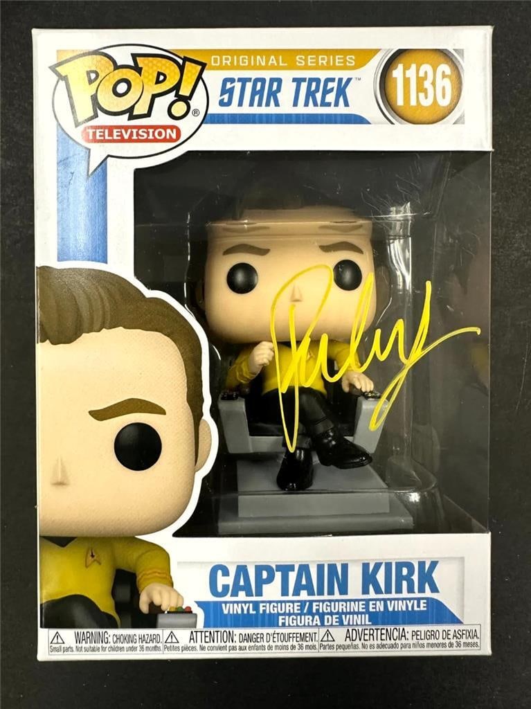 Star Trek Funko Pop signed by Paul Wesley as Captain Kirk Beckett authenticated (1 of 6)