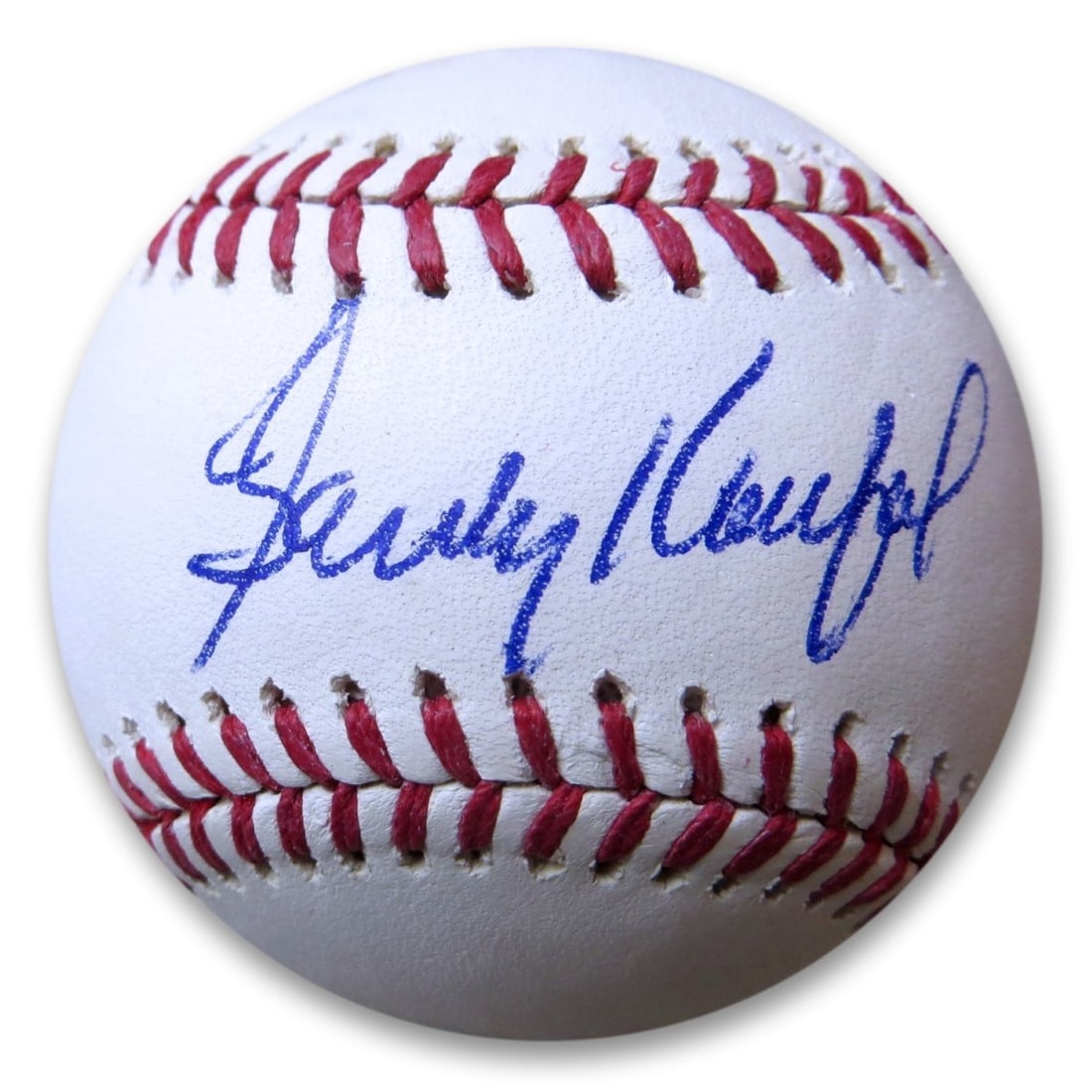 Sandy Koufax Autographed Baseball 60th Anniversary Dodgers JSA Authenticated: Sandy Koufax Autographed Baseball 60th Anniversary Dodgers JSA Authenticated Celebrate the legacy of Sandy Koufax with this authentic autographed baseball, commemorating the 60th Anniversary of the Lo