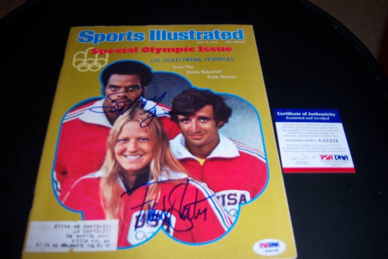 Frank Shorter Scott May Signed Sports Illustrated Olympic Gold Medalists (1 of 1)