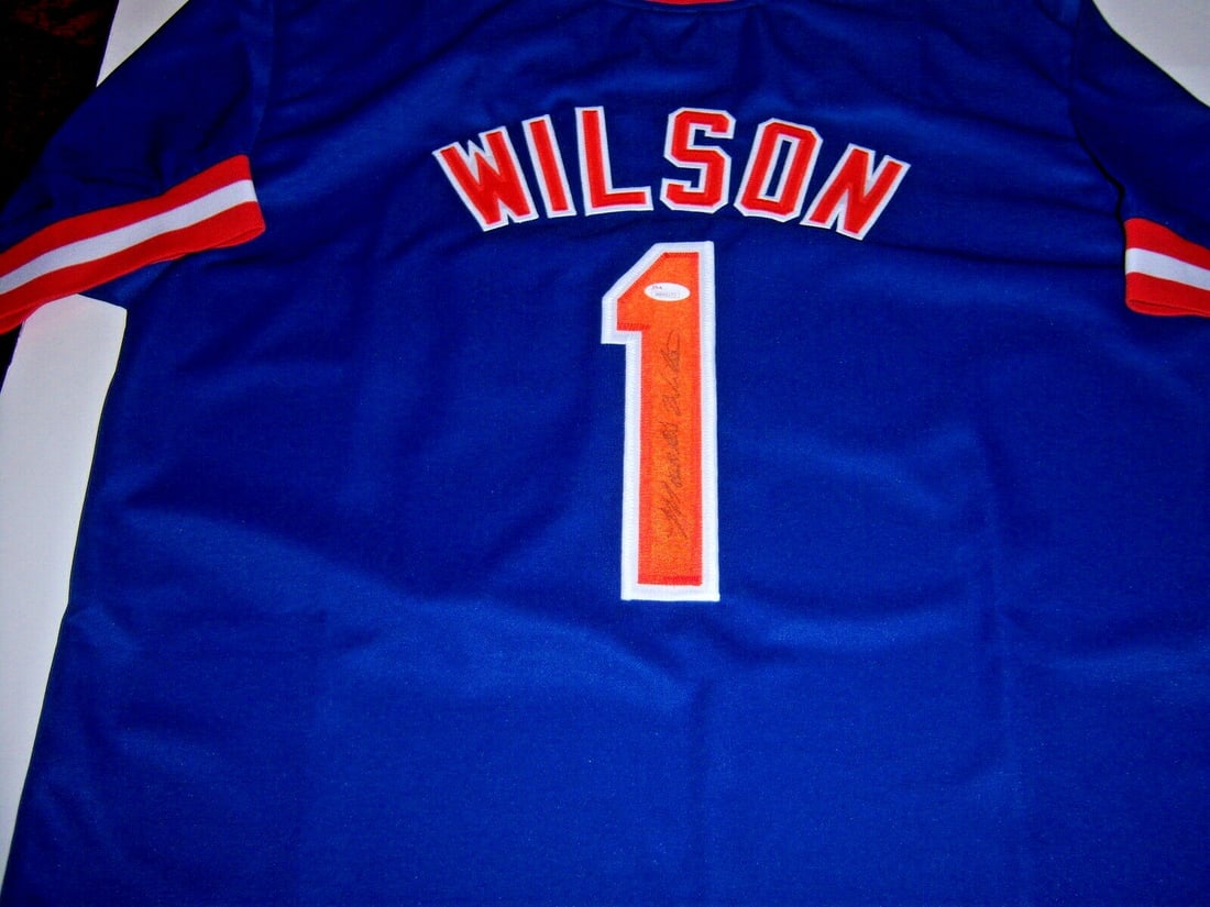 Mookie Wilson Signed New York Mets Jersey with JSA COA (1 of 2)