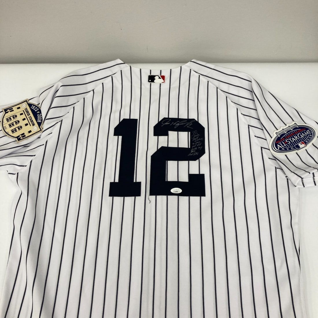 Ivan Rodriguez Signed Yankees Jersey #12 JSA Certified (1 of 11)