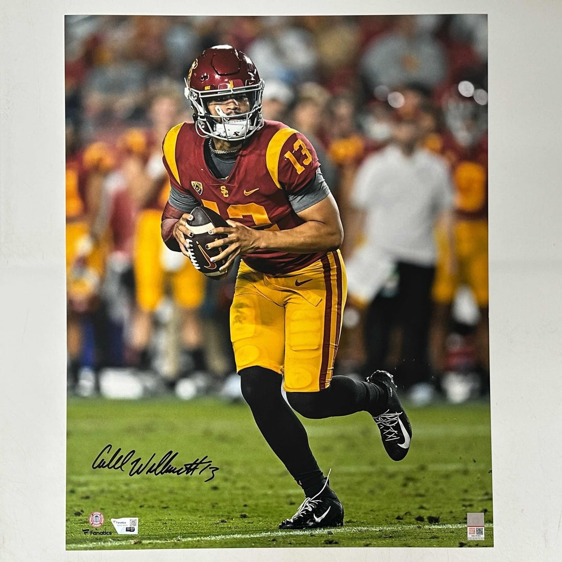 Caleb Williams Signed USC Trojans 16x20 Photo Fanatics Authentic COA (1 of 1)