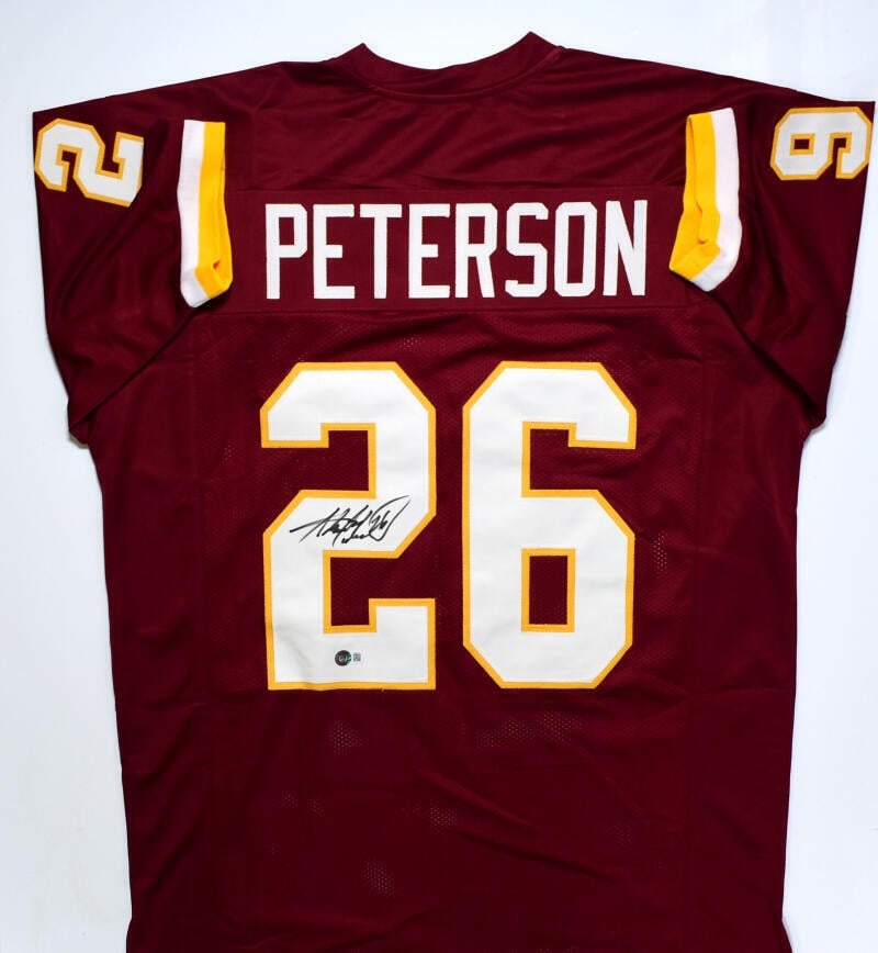 Adrian Peterson Signed Maroon Pro Style Jersey Beckett Authenticated (1 of 12)
