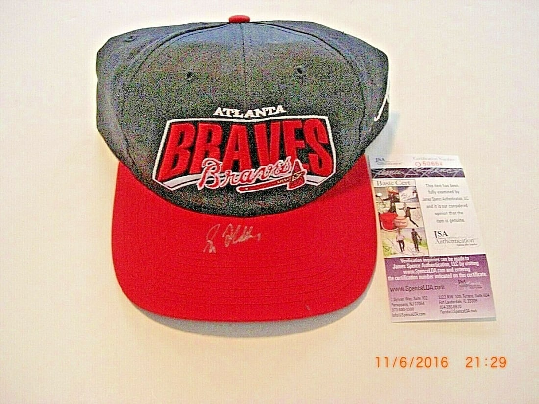 Greg Maddux Signed Atlanta Braves Hat 4X Cy Young JSA COA (1 of 1)