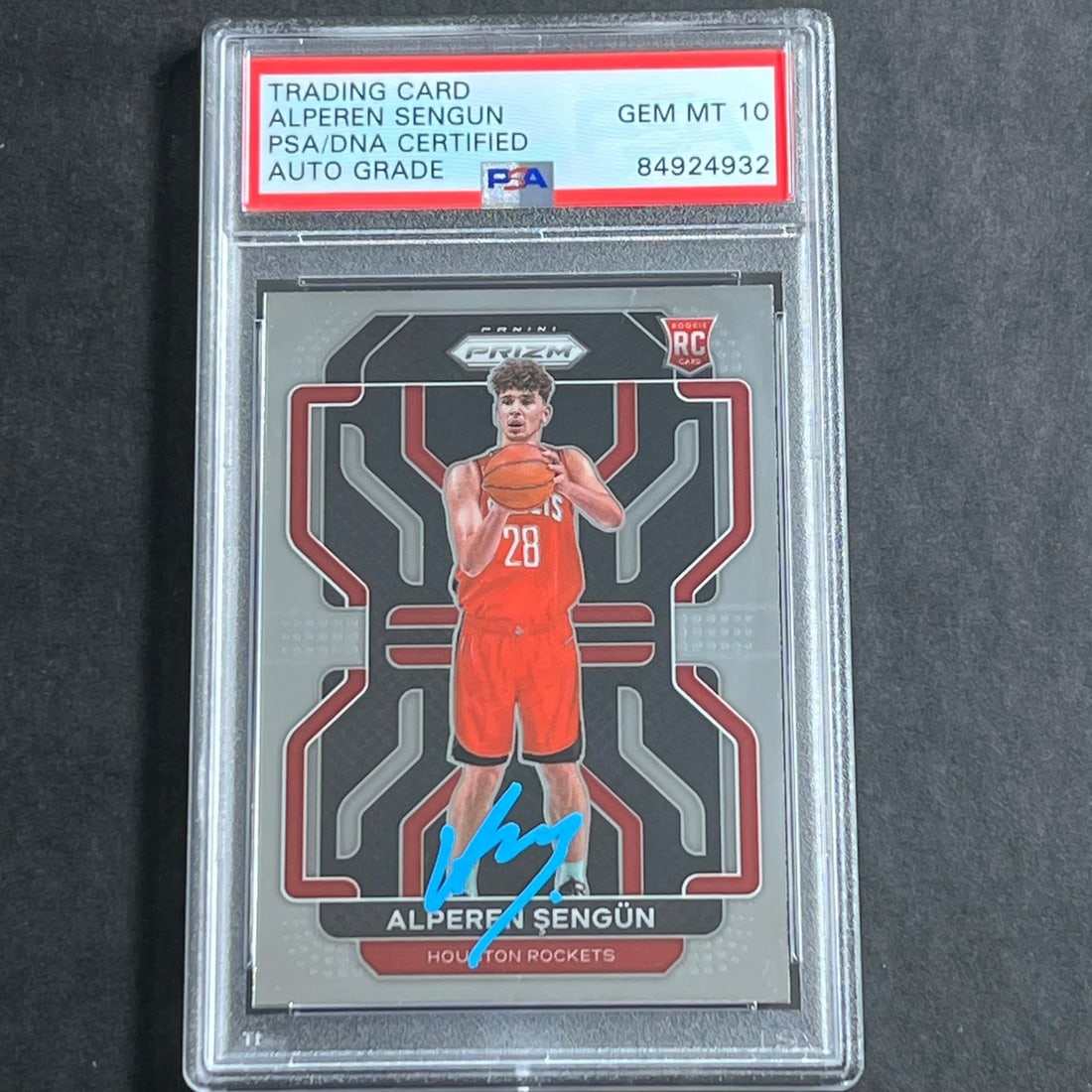 2021-22 Panini Prizm #318 Alperen Sengun PSA 10 Rookie Card (1 of 2)