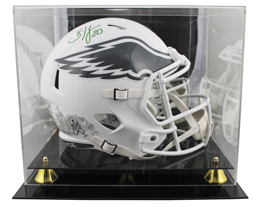 Brian Dawkins Signed Philadelphia Eagles STS III Helmet with Beckett Authentication (1 of 4)