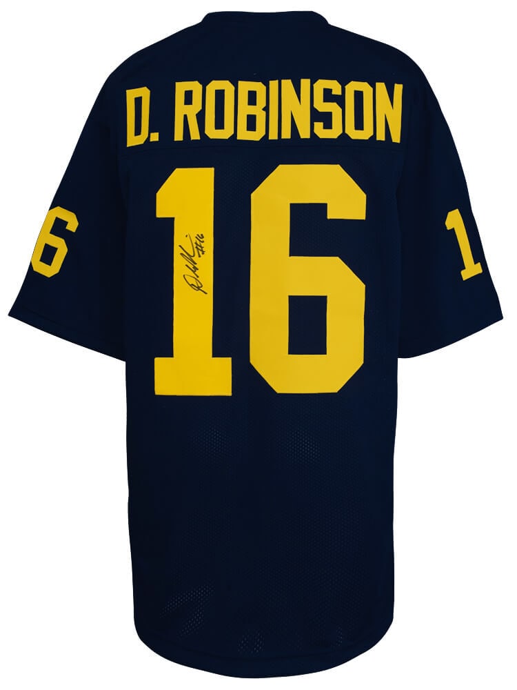 Denard Robinson Signed Navy Football Jersey Michigan Wolverines COA (1 of 3)