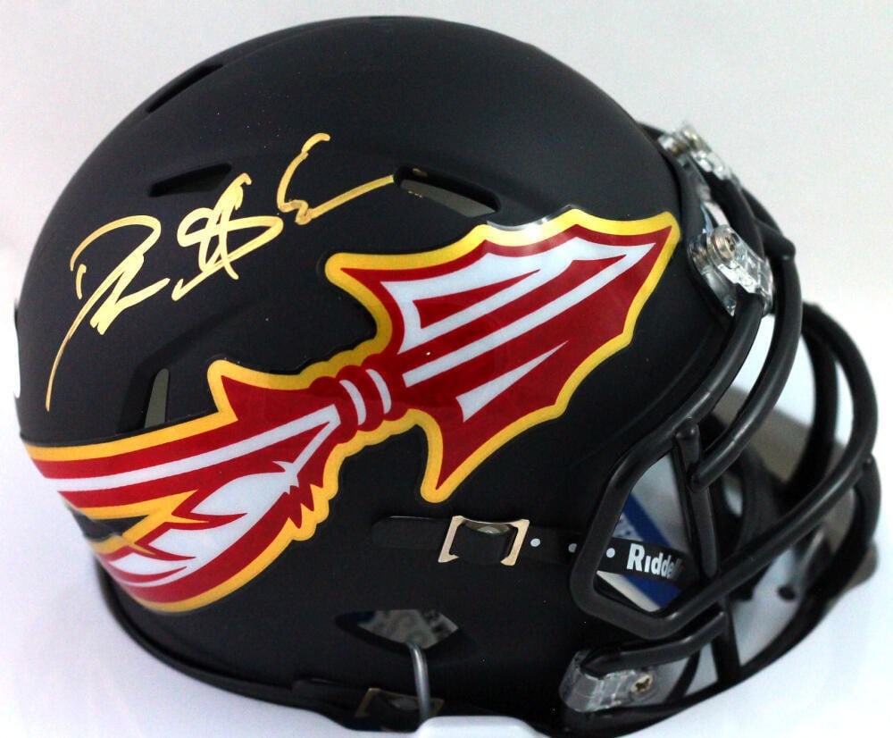 Deion Sanders Autographed Florida State Mini Helmet Beckett Authenticated (1 of 2)