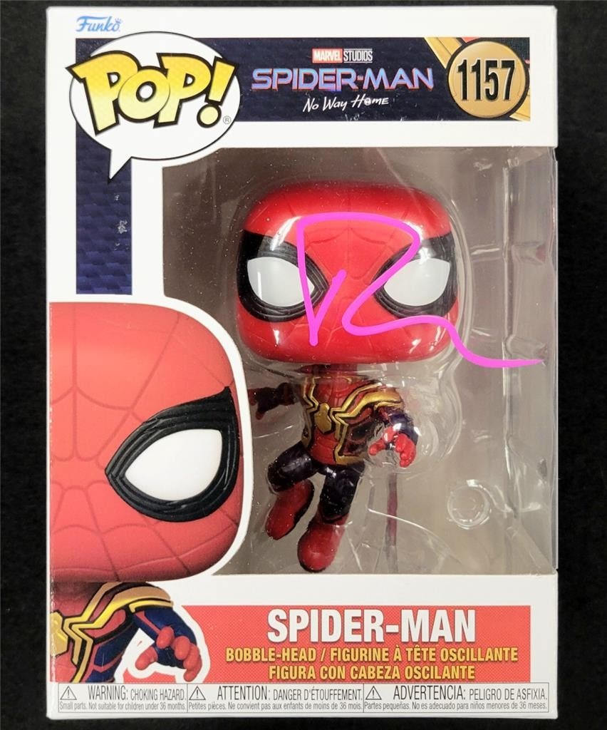 Tobey Maguire Autographed Spider-Man Funko Pop 1157 Beckett Certified (1 of 7)
