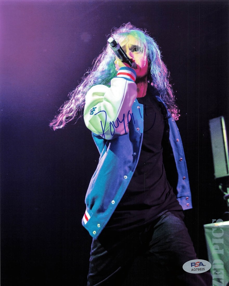 POUYA Autographed 8x10 Photo PSA/DNA Certified Rapper Collectible: POUYA Autographed 8x10 Photo PSA/DNA Certified Rapper Collectible This listing features a professionally printed 8x10 photograph autographed by the talented rapper POUYA. The signature has been verifi