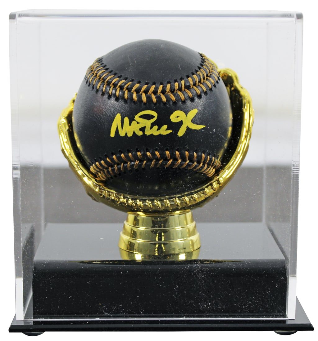 Magic Johnson Signed OML Baseball with Acrylic Case BAS Authenticated (1 of 3)