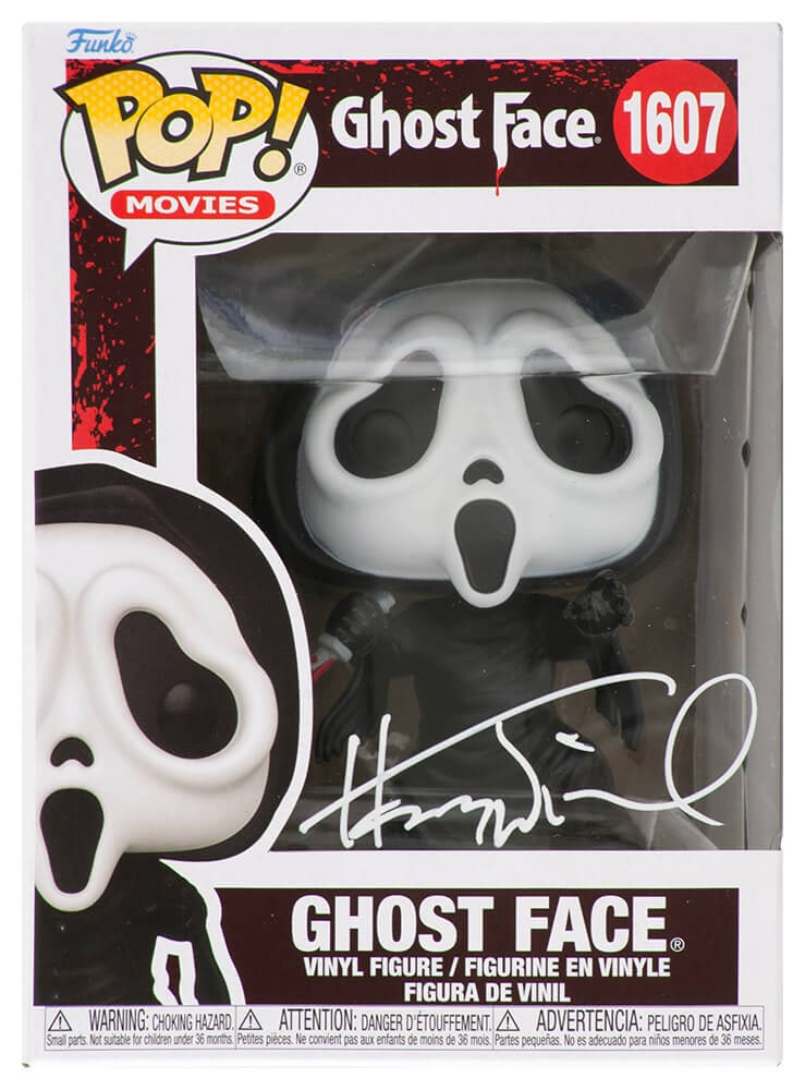 Henry Winkler Signed Scream Ghostface Funko Pop Doll #1607 with COA: Henry Winkler Signed Scream Ghostface Funko Pop Doll #1607 with COA This collectible features a Henry Winkler signed Scream Ghostface Funko Pop Doll #1607. The item is authenticated with a numbered ta