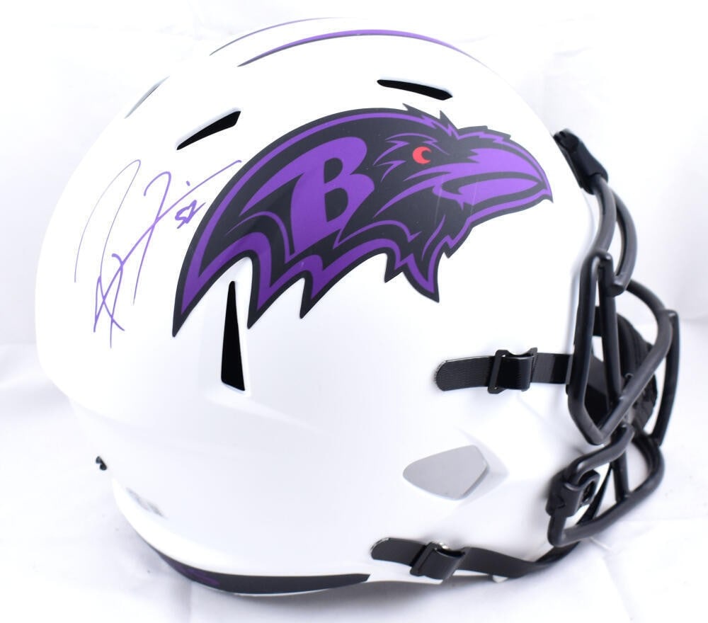 Ray Lewis Signed Baltimore Ravens Lunar Speed Helmet Beckett Authenticated (1 of 5)