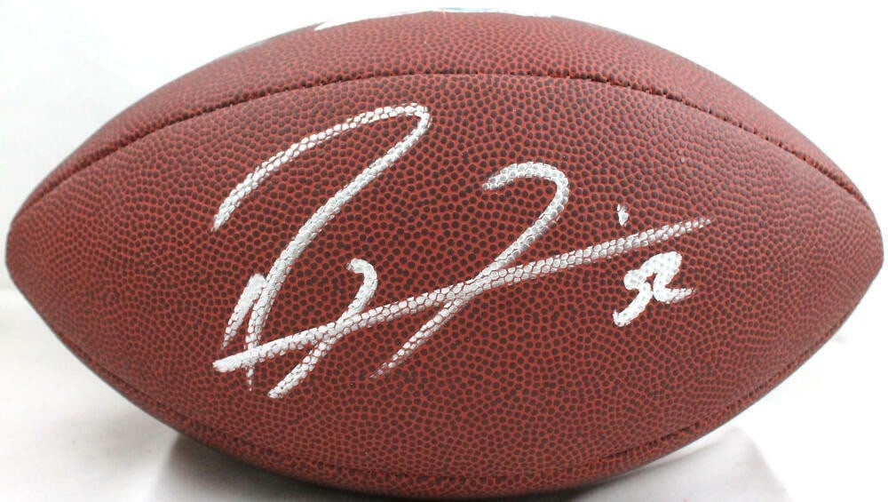 Ray Lewis Signed NFL Duke Football with Beckett Hologram (1 of 10)