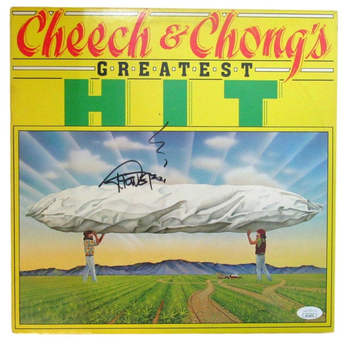 Tommy Chong Signed Cheech & Chong Greatest Hit Vinyl JSA Certified (1 of 5)