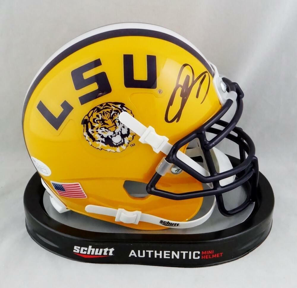 Odell Beckham Jr Signed LSU Tigers Mini Helmet JSA Authenticated (1 of 5)