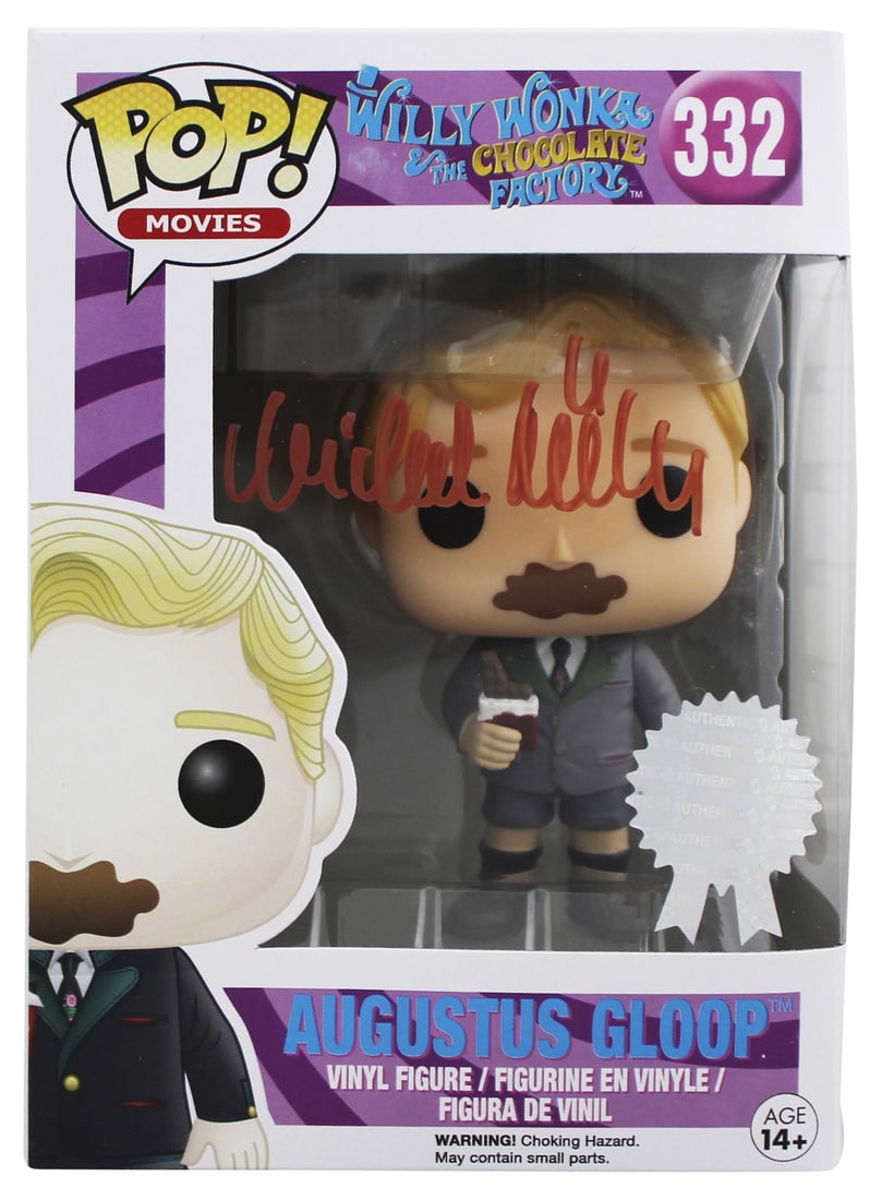 Michael Bellner Signed Augustus Gloop Funko Pop Vinyl JSA Authenticated: Michael Bellner Signed Augustus Gloop Funko Pop Vinyl JSA Authenticated This original Augustus Gloop #332 Funko Pop Vinyl Figure has been personally signed by Michael Bellner from Willy Wonka & The Ch