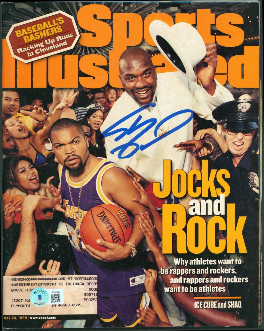 Shaquille O'Neal Signed Sports Illustrated May 1999 BAS Authenticated Magazine (1 of 2)