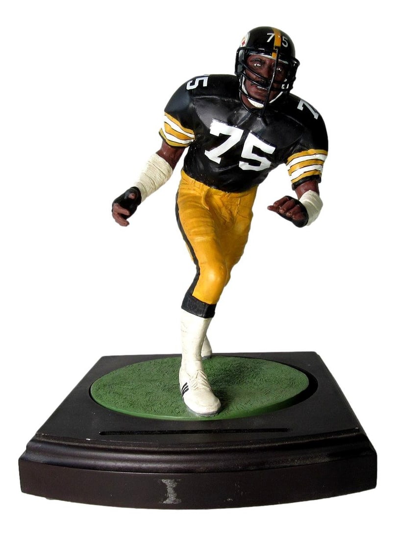 Signed Joe Greene 1999 Steelers Dynasty Figurine from The Art of Sport Series (1 of 8)