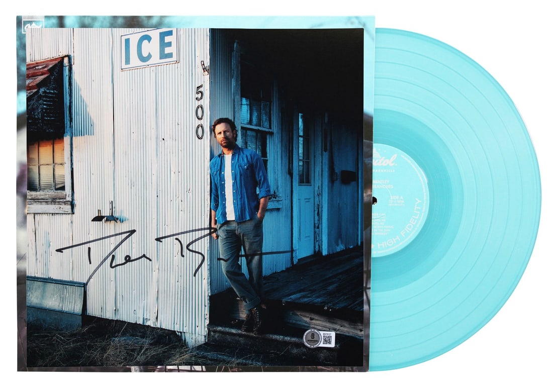 Dierks Bentley Signed Broken Branches Album Flat with Vinyl BAS Authenticated: Dierks Bentley Signed Broken Branches Album Flat with Vinyl BAS Authenticated This authentic Dierks Bentley signed Broken Branches album flat includes both the album and vinyl. Each item has been pers