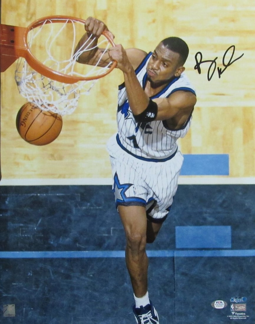 Penny Hardaway Signed 16x20 Orlando Magic Photo PSA/DNA: Penny Hardaway Signed 16x20 Orlando Magic Photo PSA/DNA This is a stunning 16x20 photo featuring Penny Hardaway, a prominent figure in basketball history, proudly representing the Orlando Magic. The p